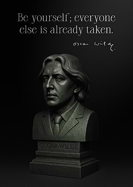 Oscar Wilde Bust Sculpture