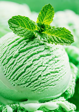 Mint Chocolate Chip Ice Cream