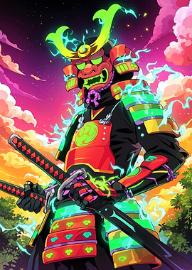 Cyberpunk Samurai