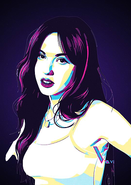 Olivia Rodrigo pop art