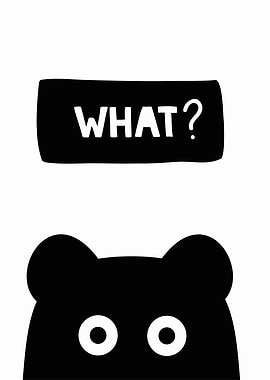 What? Bear Illustration