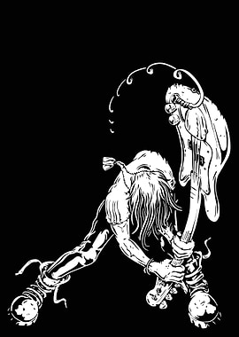 Rock Guitarist Illustration