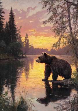 Bear at Sunset