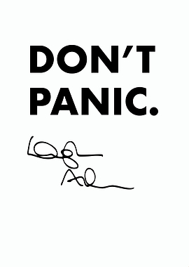 Don't Panic Poster