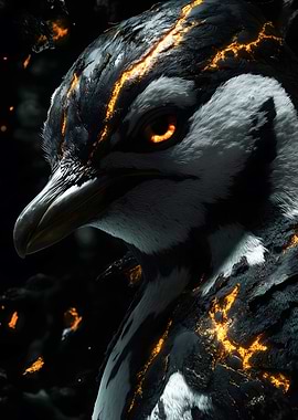 Fiery Penguin Animal