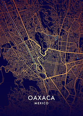 Oaxaca City Map