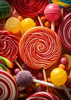 Colorful Lollipops