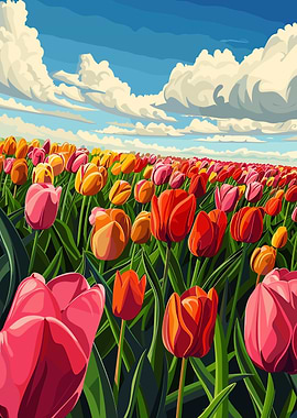 Tulips Field
