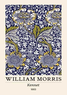 William Morris Kennet Floral Blue