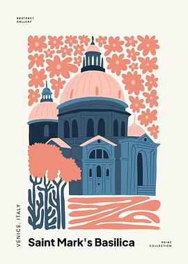 St. Mark's Basilica Illustration