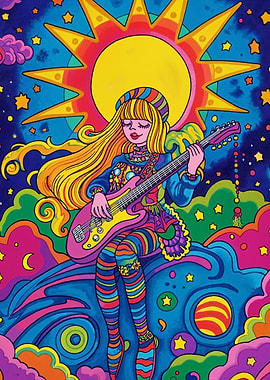 Groovy Guitar Girl