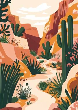 Desert Canyon Path