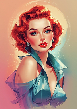 Redhead Pin-up Portrait
