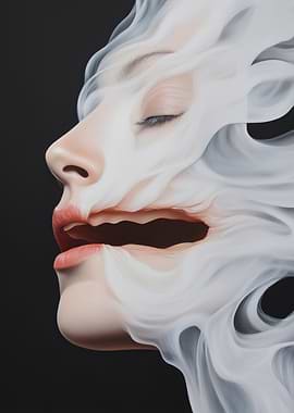 Woman in Smoke