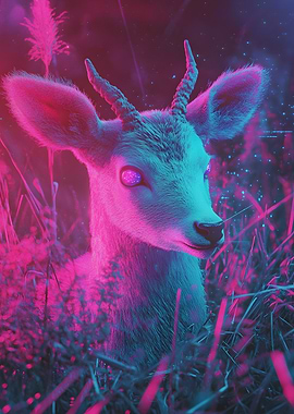 Neon Deer