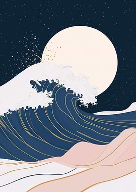 Japanese Wave Art Print