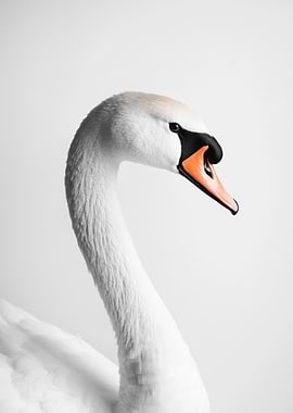 Elegant Swan Portrait