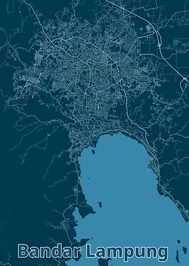 Bandar Lampung City Map