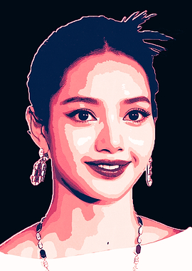 Lisa Blackpink Retro Pop Art