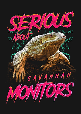 Savannah Monitor Lizard Reptile Keeper