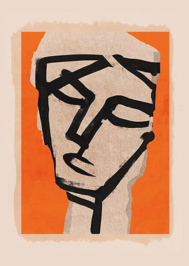 Modern Abstract Art Face 21