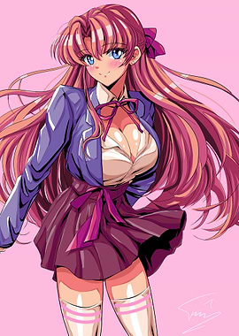 Anime Girl in School Uniform