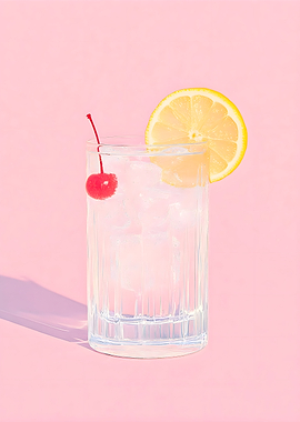 Lemon and Cherry Drink