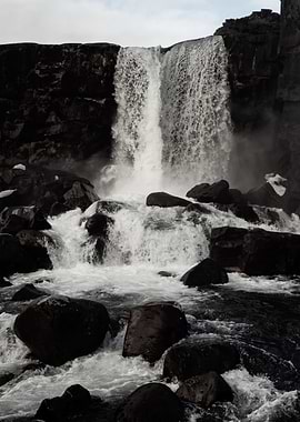 Waterfall in Iceland