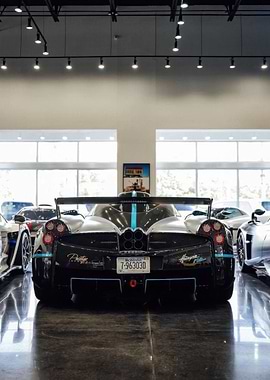 Pagani Huayra Rear View