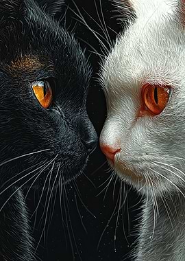 Black and White Cats