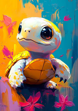 Cute Turtle Painting