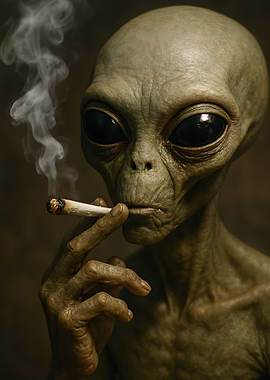 Alien Smoking Joint