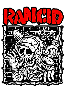 Rancid Skull Graphic