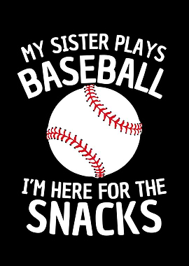 Funny Baseball Sister