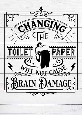 Toilet Paper Sign