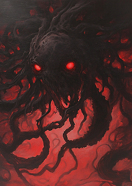 Dark Creature with Red Eyes, Cosmic Horror