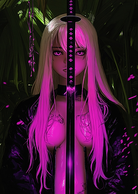 Anime Girl with Katana