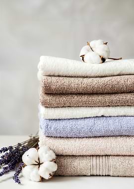Stack of Soft Towels