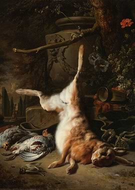 Still Life with Hare and Birds