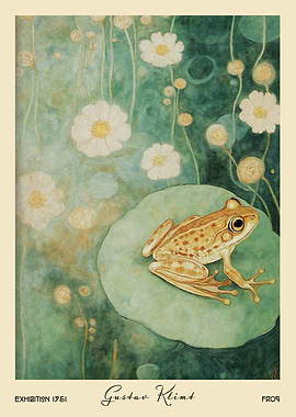 Frog William Morris Botanical
