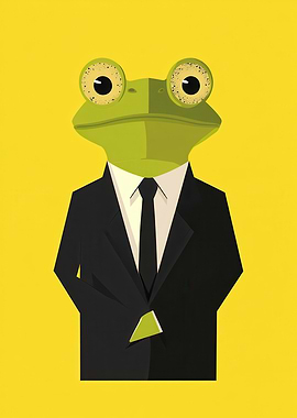 Frog in Suit