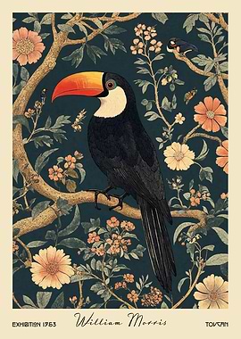 Toucan William Morris Botanical