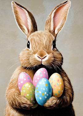 Easter Bunny Portrait