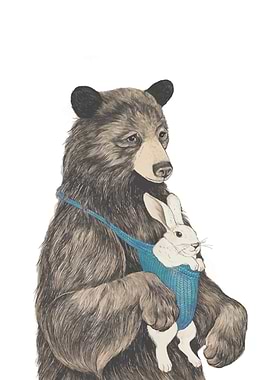 Bear Carrying Rabbit