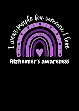 Purple Rainbow Alzheimer's Awareness