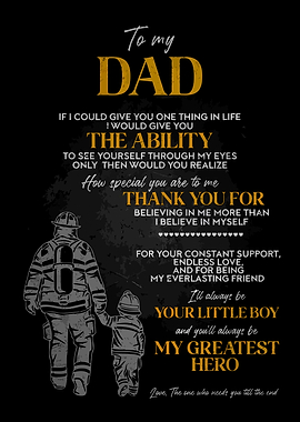 To My Dad, My Greatest Hero