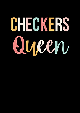 Checkers Queen Graphic