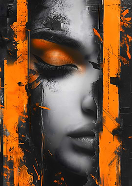 Abstract Woman Portrait