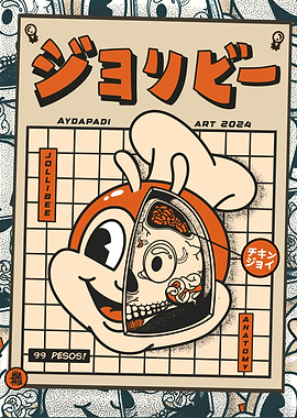 Jolli bee Mecha Anatomy Art