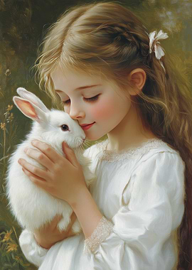 Girl and Rabbit